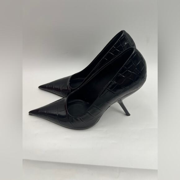 Ferragamo Eva Pump Nero Croc - Picture 7 of 11